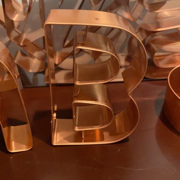 - Copper Alphabet cookie Cutter Set. 26pcs. New - Picture 4 of 4